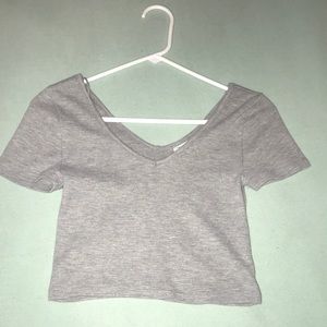 Barely worn low cut ribbed top!!!